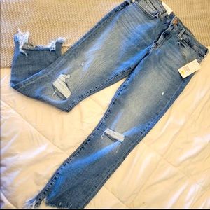 NWT H&M Distressed Skinny Ankle Jeans - 12